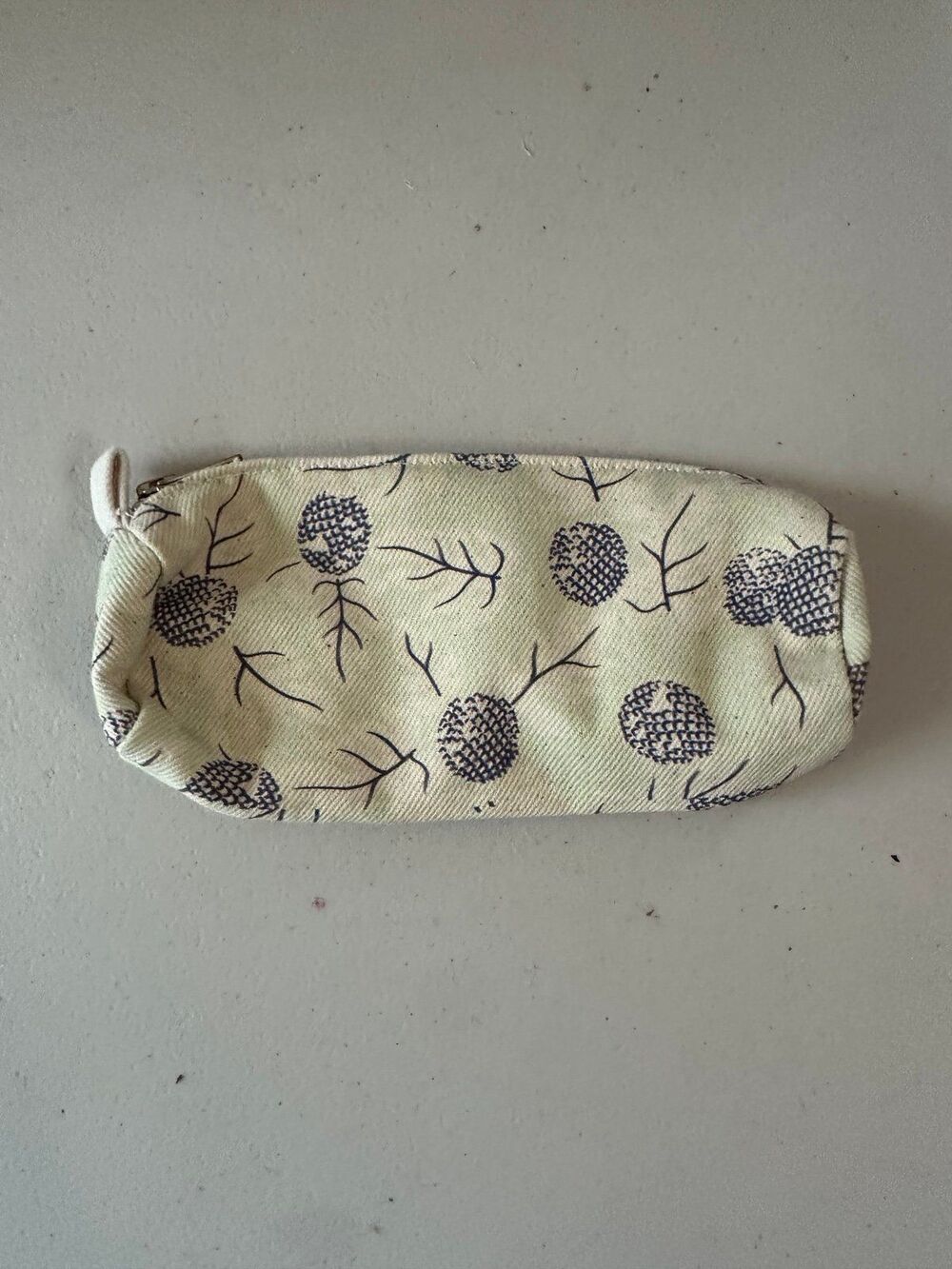 SoHa Living Hawaii Botanical Canvas Cosmetic Pencil Zipper Pouch
